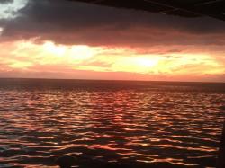 Amazing sunset at Tahuata island